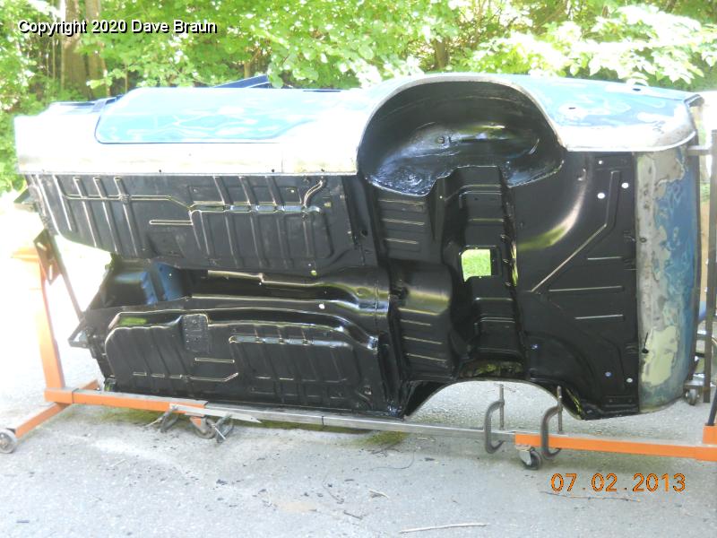 Spitfire1974/Restoration/Body/Tub and Wings/Chassis Saver Satin Black